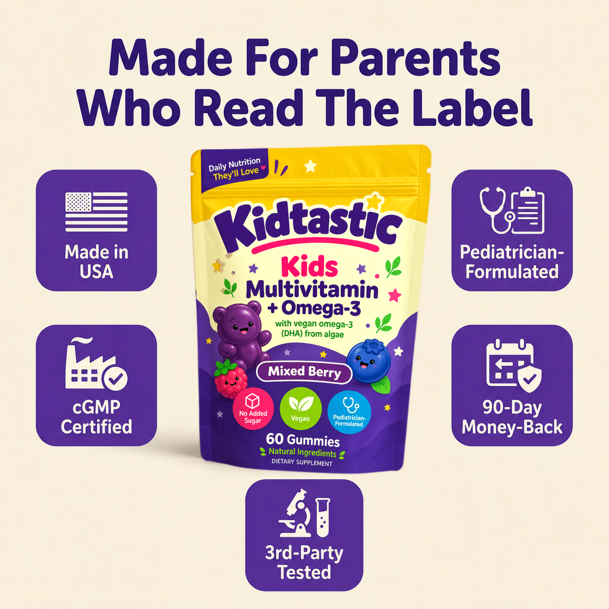 Kids Multivitamin + Omega-3
