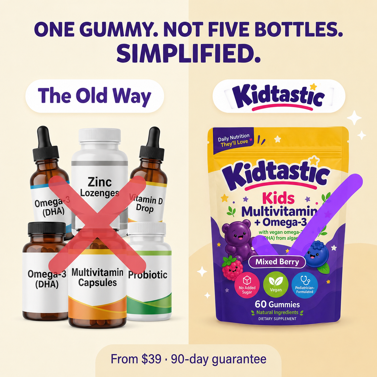 Kids Multivitamin + Omega-3